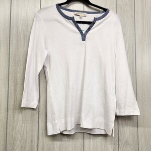 Jones New York Sport Large Womens 3/4 Sleeves Three Button